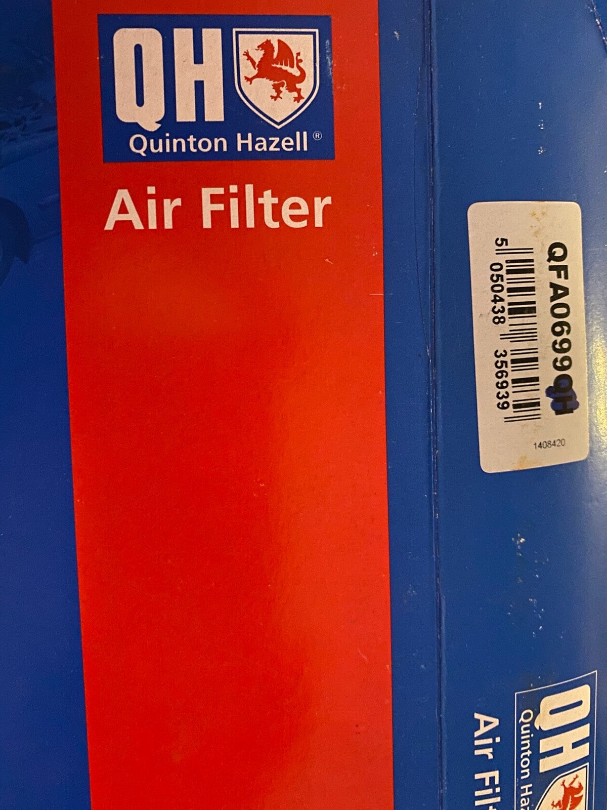 TJ  / QH Filters QFA0699Qh. Air Filter fits Vauxhall Opel