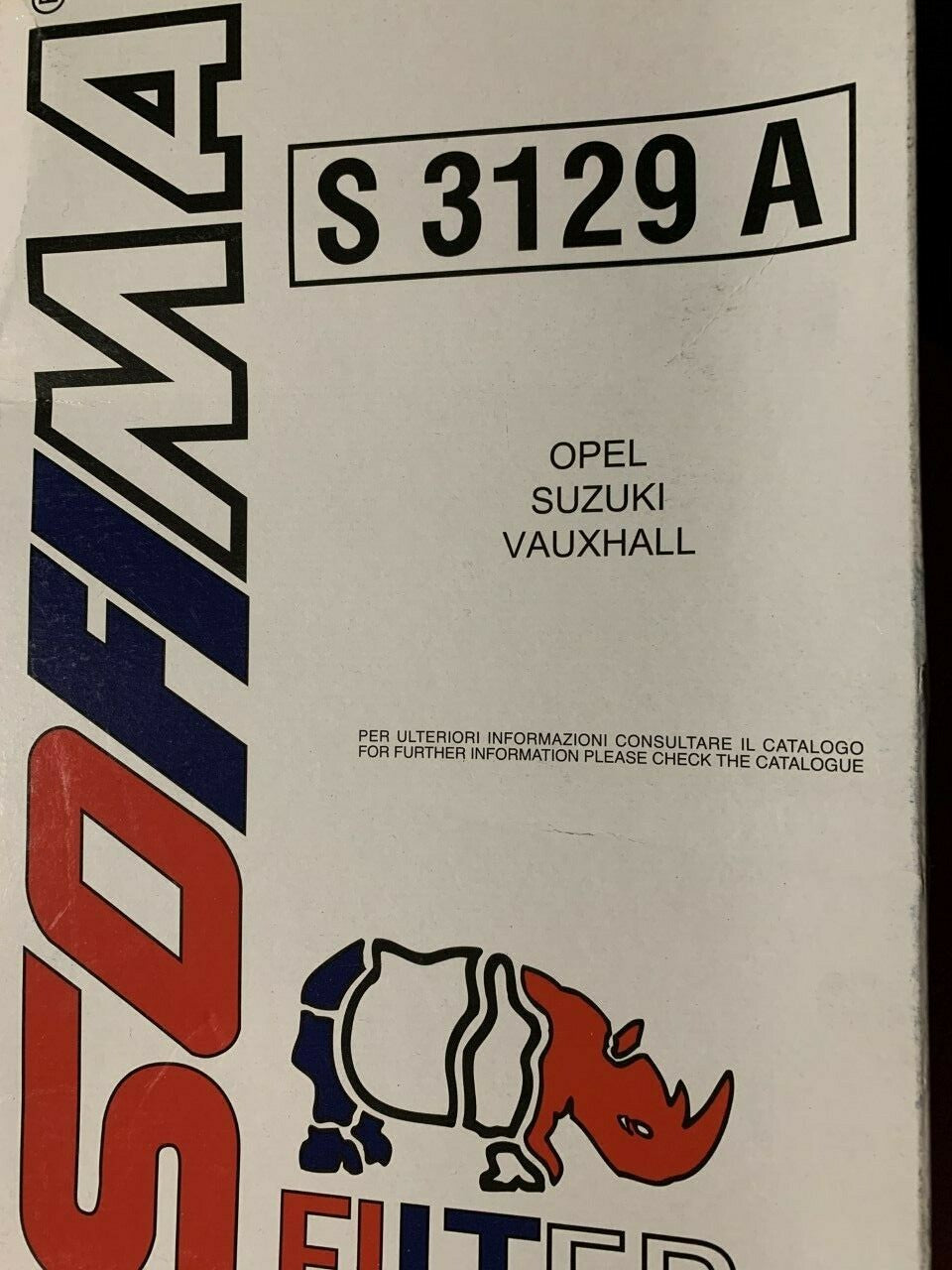 Sofima S3129A  Air Filter