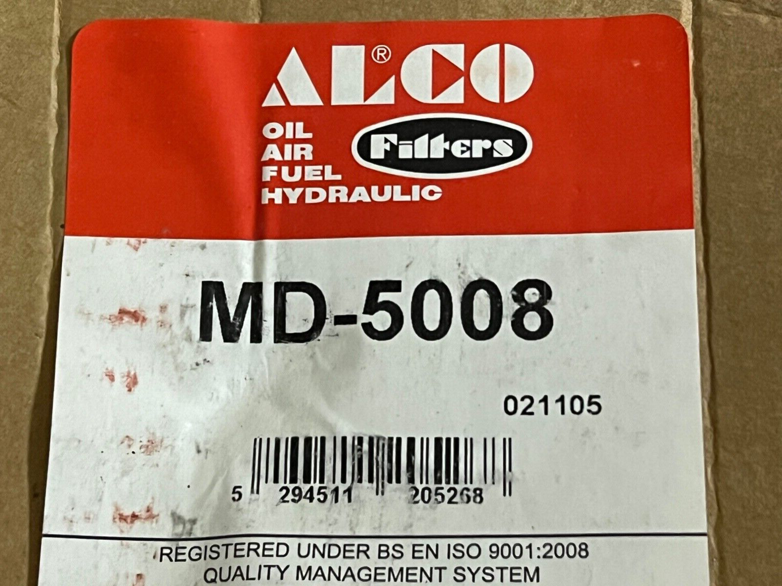 MD-5008 Alco Air Filter fits Alfa Romeo