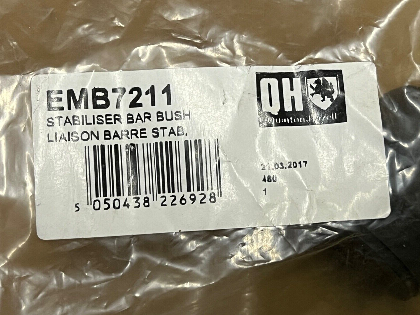 QH EMB7211 Front Anti Roll Stabiliser Bar Bush 22.5mm
