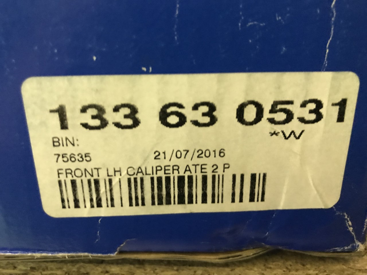 Front Near Side Left Brake Caliper Jaguar Daimler XJS 1993-1997 75635 133630531