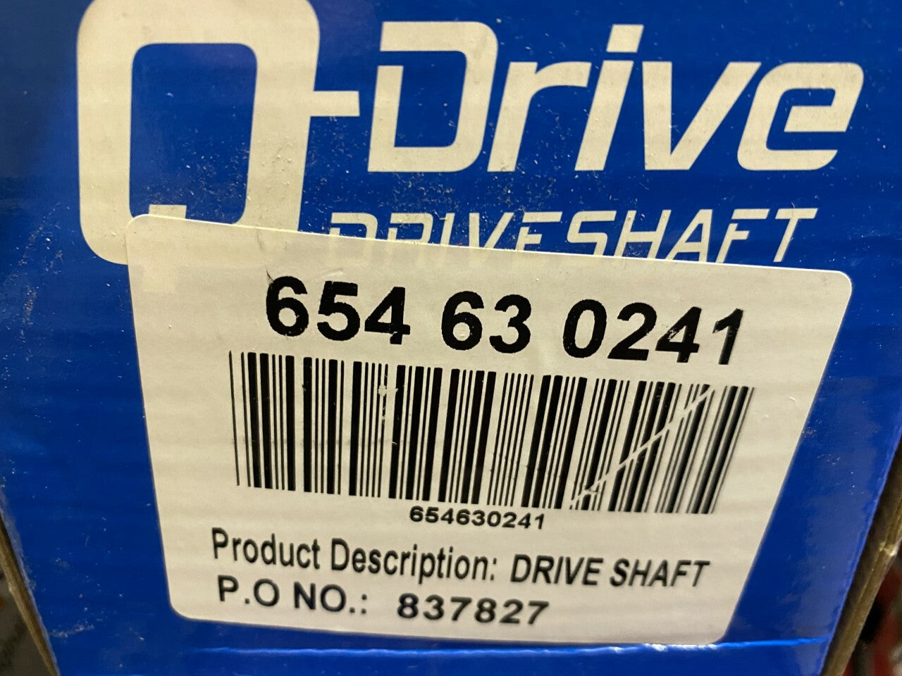 Q Drive 654630241 Driveshaft Front Near Side fits Jaguar X Type