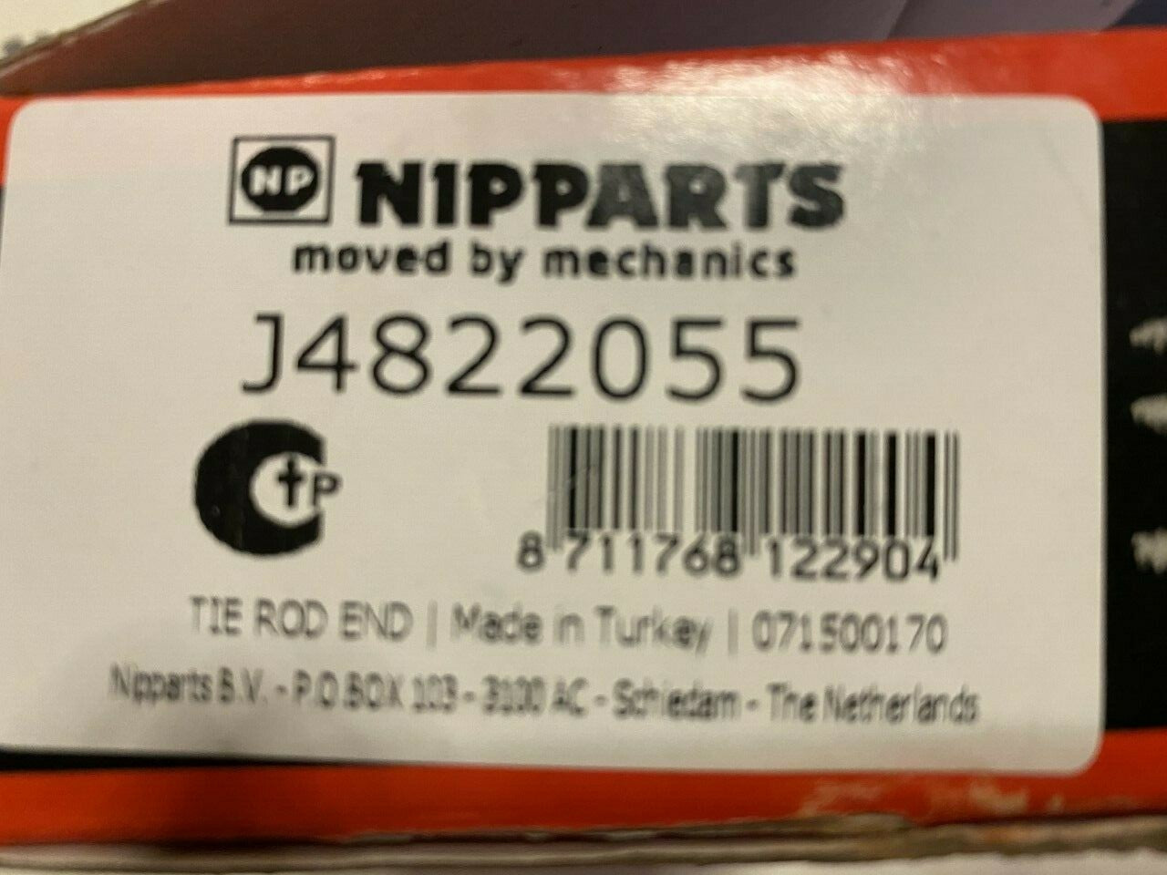 Nipparts J4822055 TA2360 Tie Rod End Track Rod End