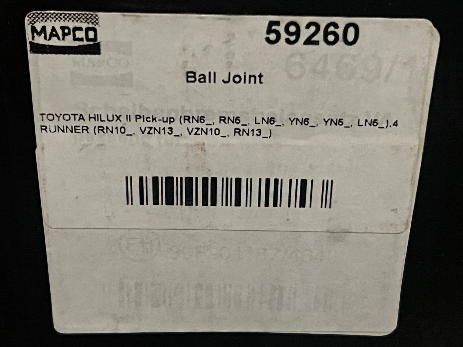 Mapco 59260 Front Lower Ball Joint fits Toyota Hi Lux 4 Runner VW Taro