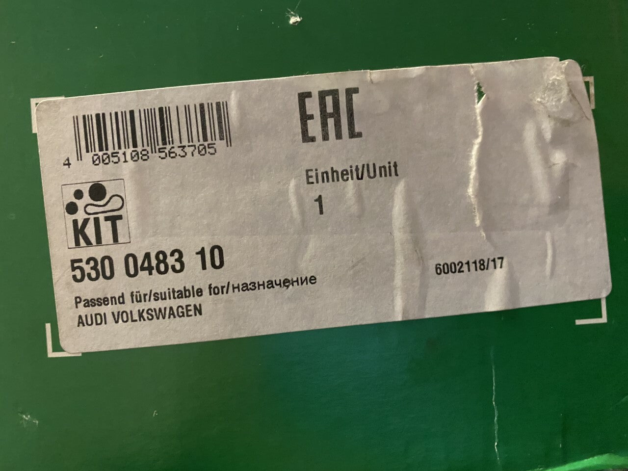 INA 530048310 Timing Belt Kit fits VW Volkswagon 