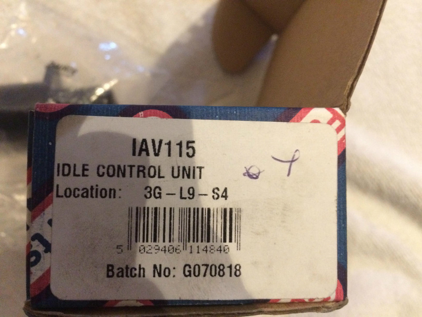 Idler Air Control Valve IAV115 Citroen Saxo Peugeot 106/206 IAV115 Fuel Parts