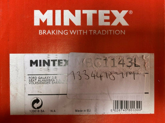 Mintex MBC1143L CA1782 Brake Caliper Near Side fits VW Volkswagen