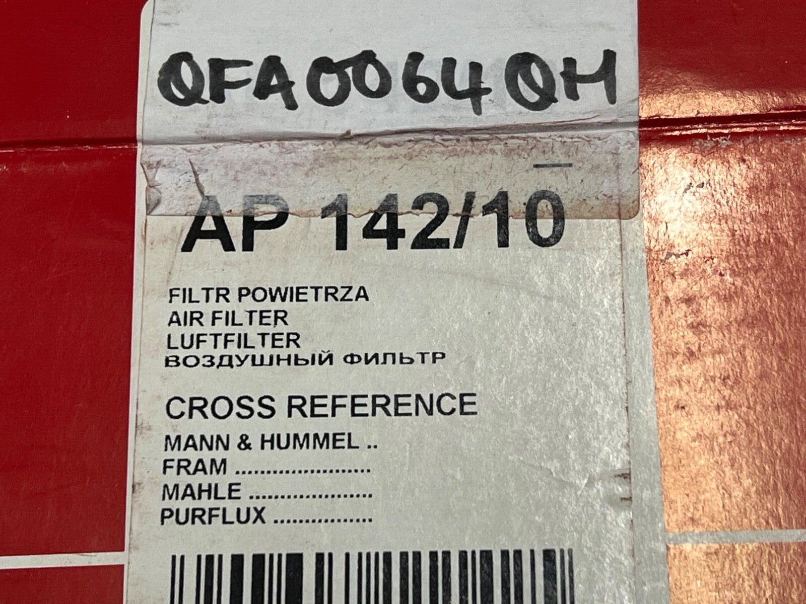 Filtron AP142/10 Air Filter fits Lotus Exige Toyota Alphard RAV 4