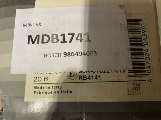 Bosch 0986494003 Brake Pad Set fird Ford Seat VW Volkswagon