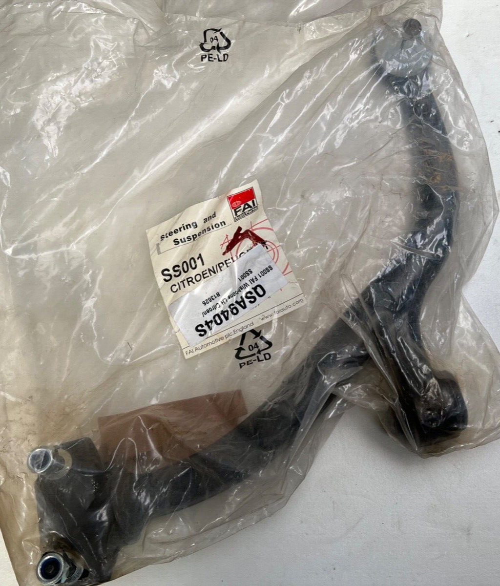 FAI SS001 Front Left Hand Side Wishbone Track Control Arm fits Citroen Peugeot