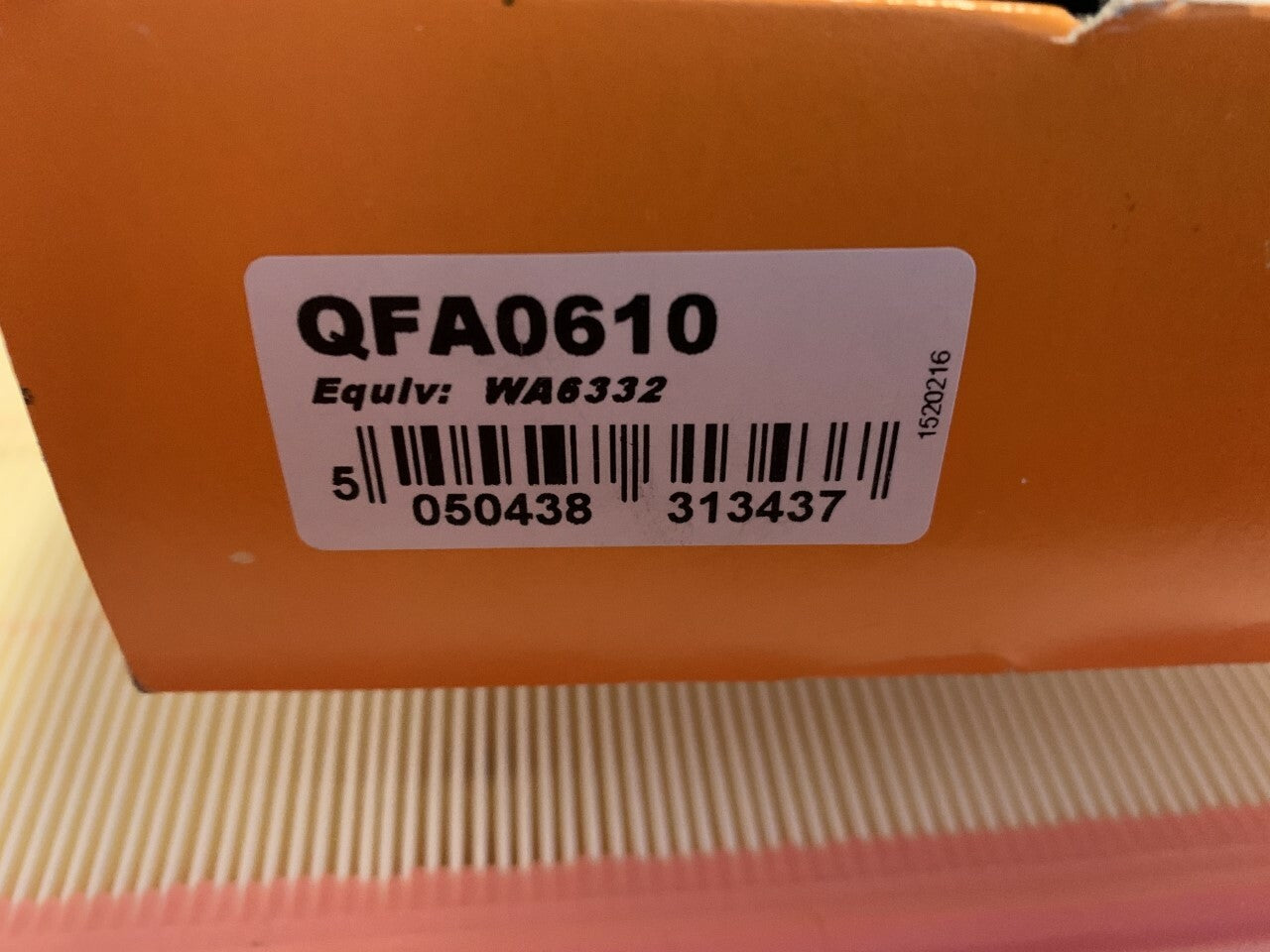 Volvo  TJ Filters QFA0610 WA6332 Air Filter