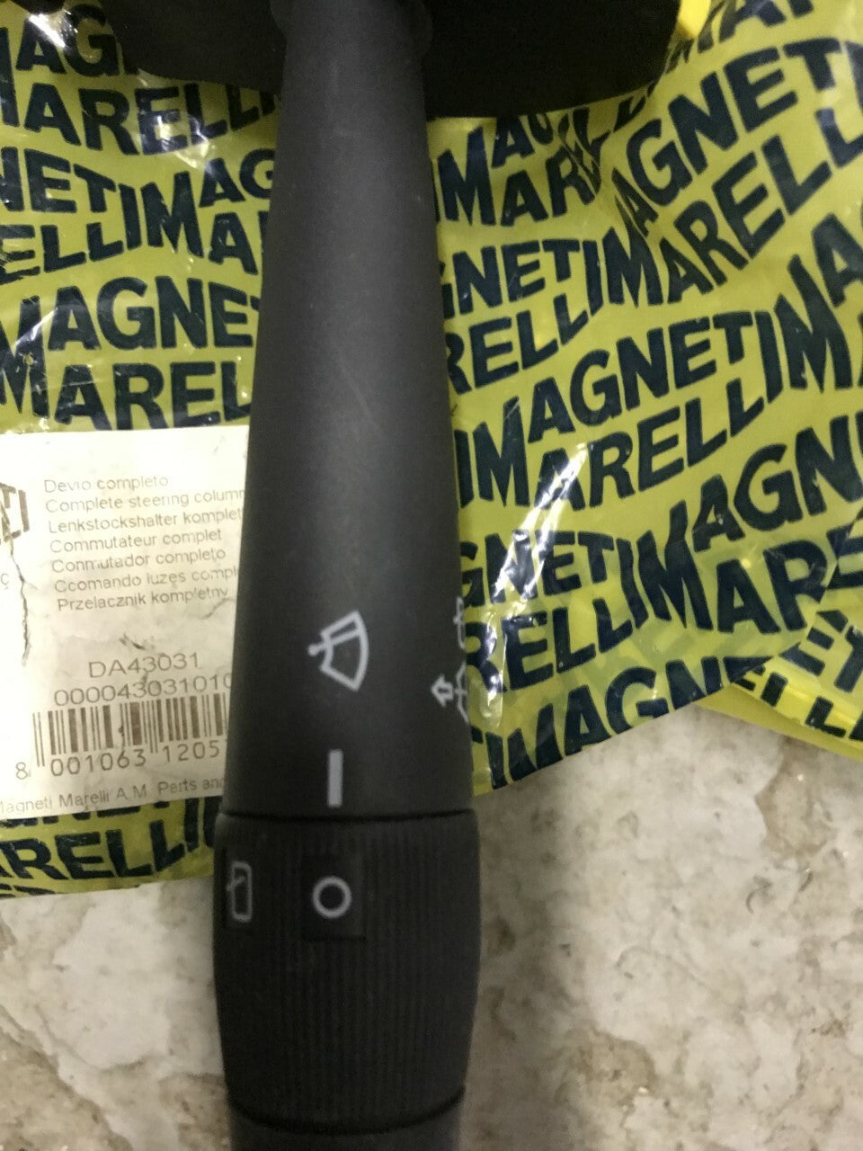 For Fiat Punto 1993-1999 Indicator Wiper Stalk Switch Airbag Squib DA43031