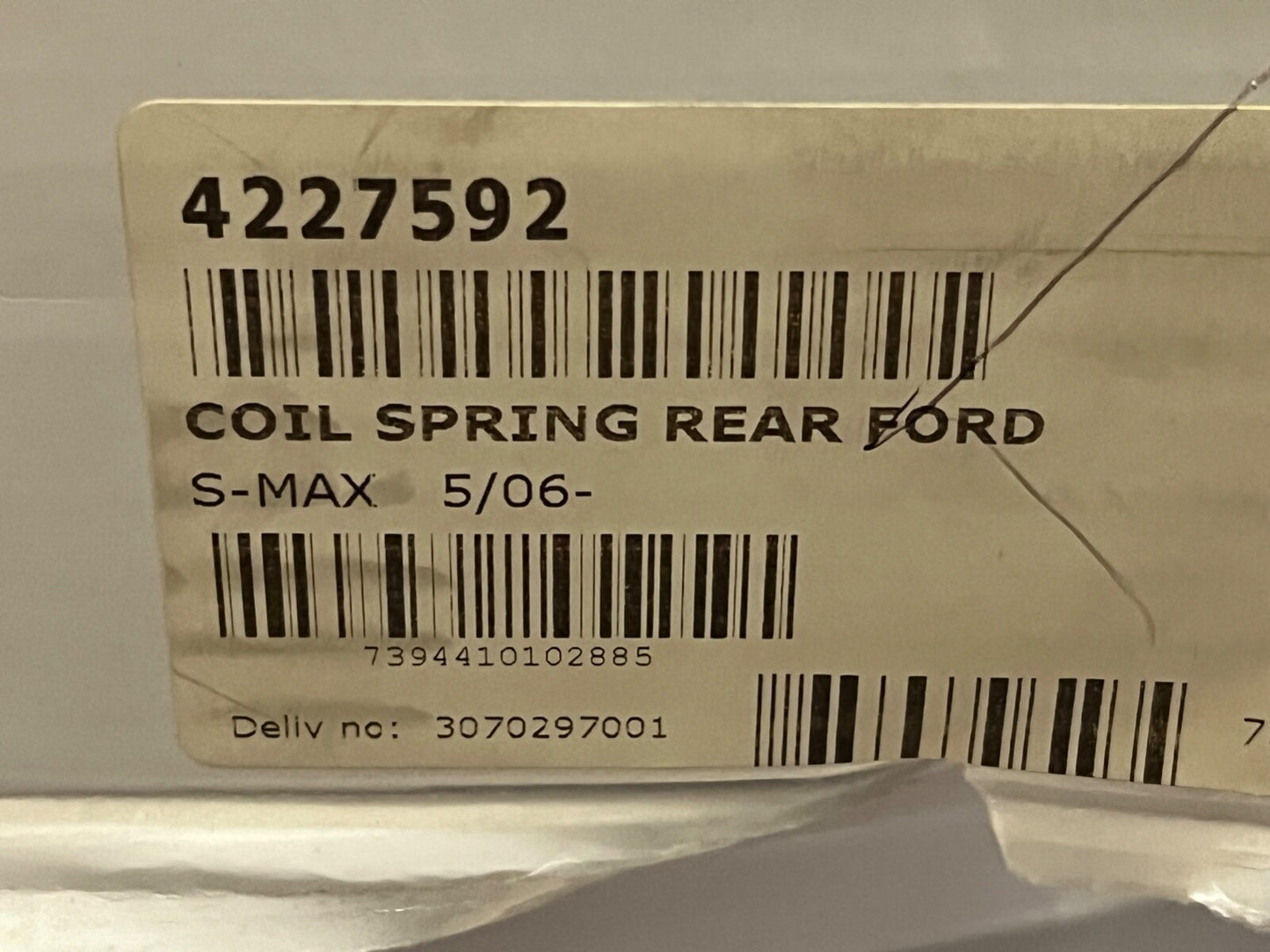 Lesjofors 4227592 Rear Coil Spring fits Ford S Max 05/2006-onwards