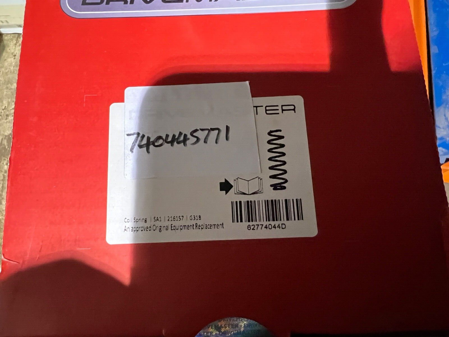 Drivemaster 740445771 Front Coil Spring fits RENAULT CLIO II BB