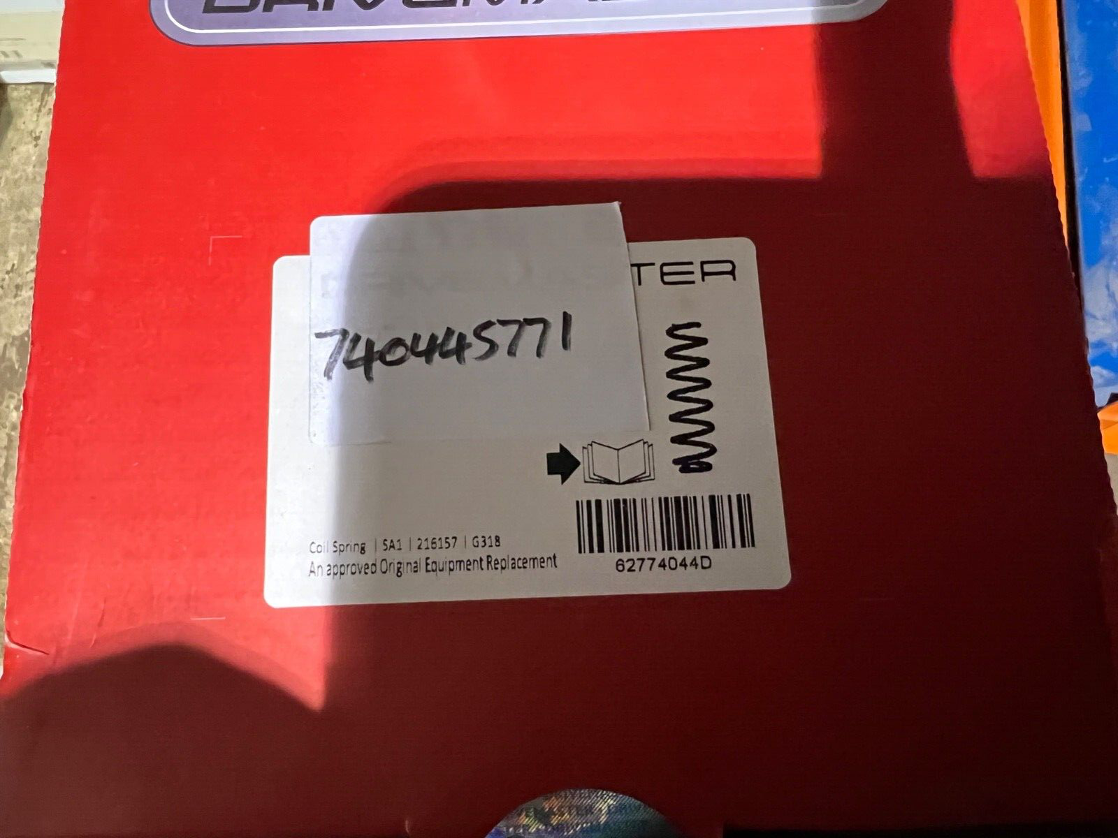 Drivemaster 740445771 Front Coil Spring fits RENAULT CLIO II BB