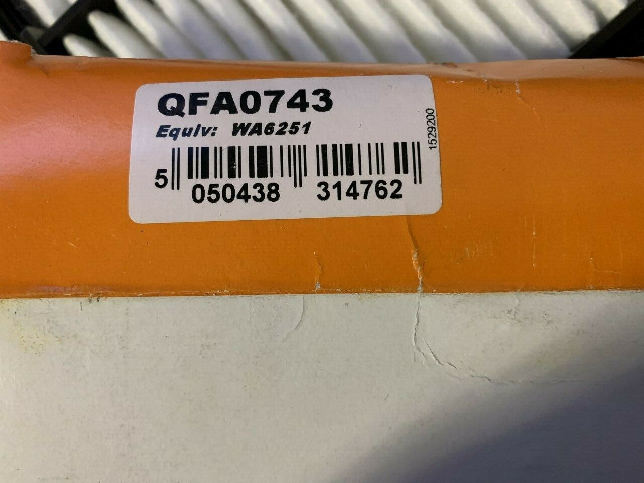 Daewoo Nubira TJ Filters QFA0743 WA6251 Air Filter