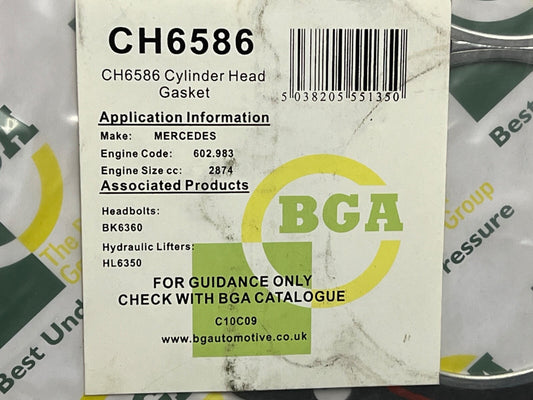 BGA CH6586 Head Gasket fits Mercedes Sprinter
