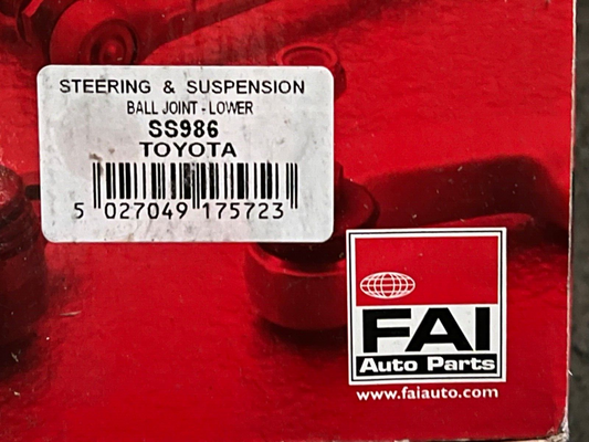 SS986 FAI Lower Ball Joint fits Toyota Hi Lux 1983-1989 VW Taro 1989-1997