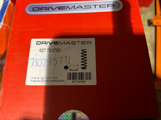 Drivemater 730795771 62773079D Rear Coil Spring fits Peugeot 206 1998-2009