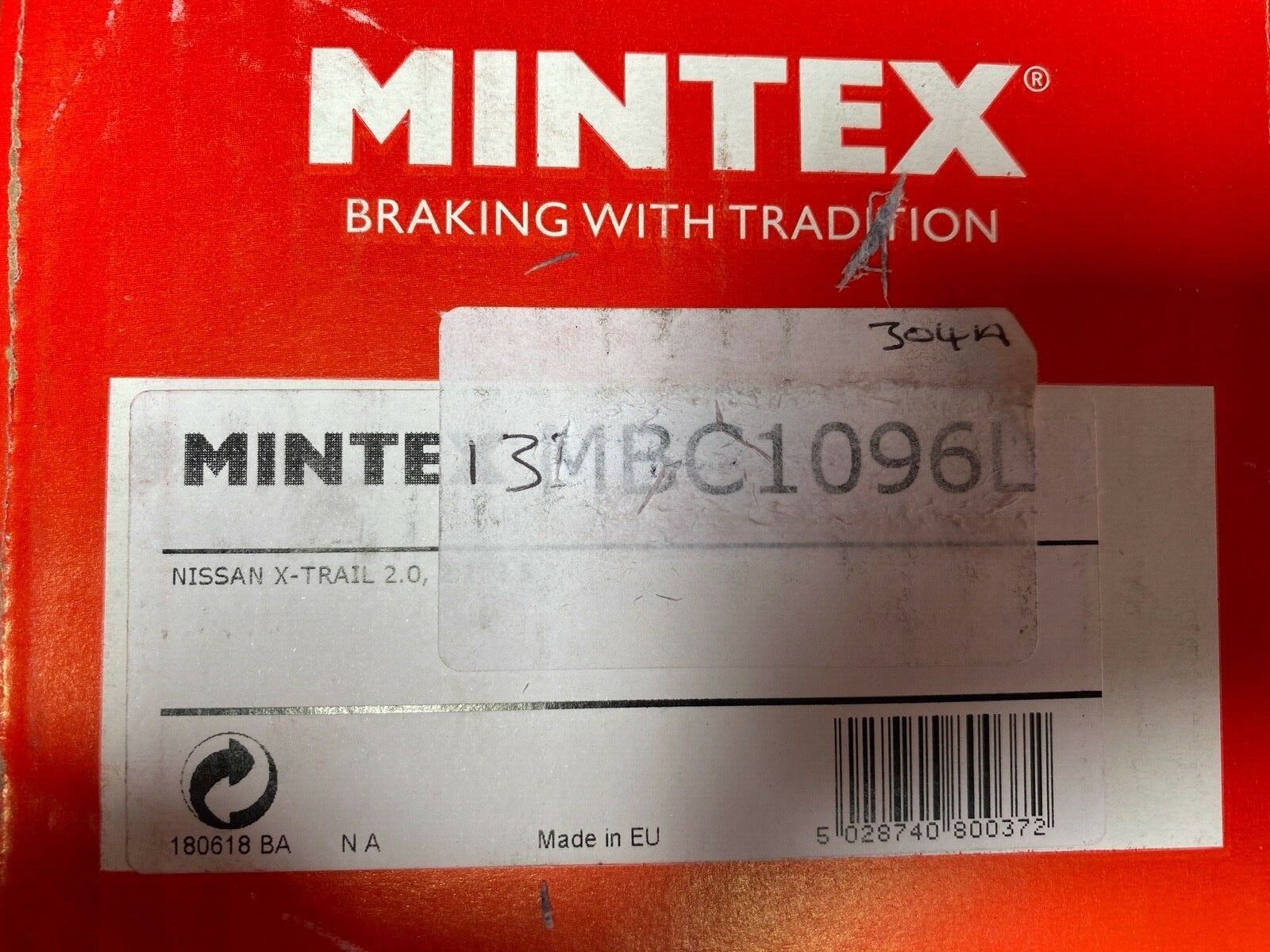 Mintex MBC1096L CA2487 Left Hand Near Side Brake Caliper fits Nissan