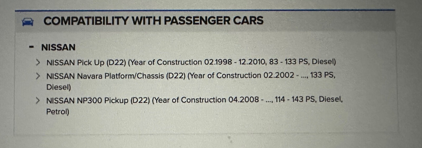 Blue Print ADN18642 Front Left Hand Side Track Control Arm fits Nissan