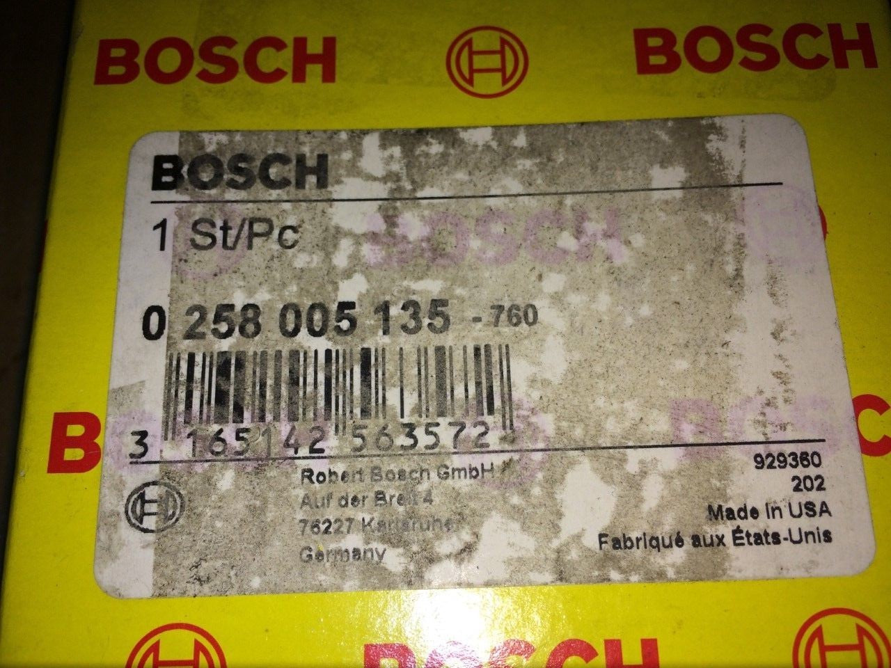 Lambda Oxygen o2 Sensor Renault Clio Laguna Twingo Bosch 0258005135