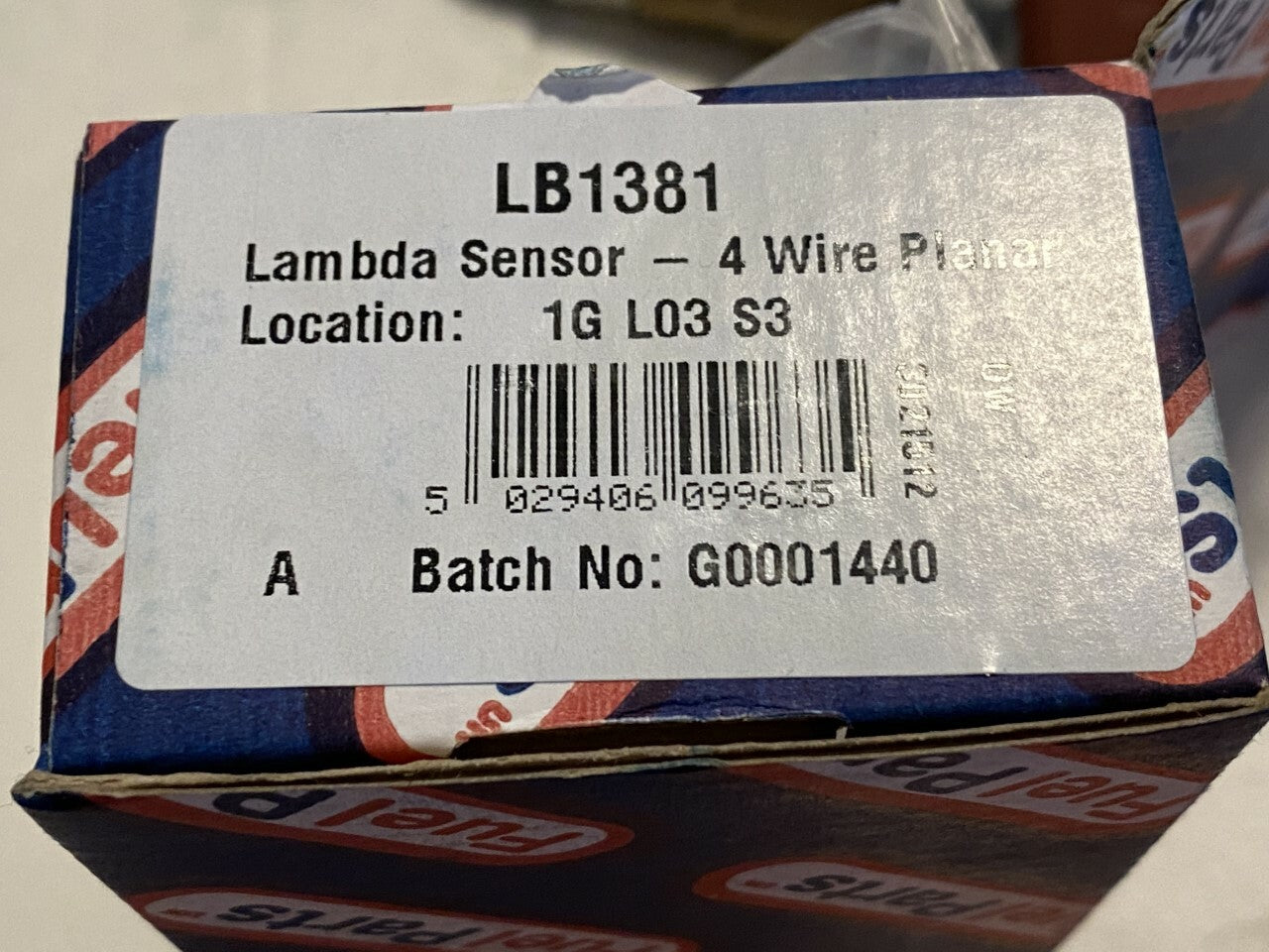 Fuel Parts LB1381 Lambda Oxygen Sensor fits Seat VW Volkswagon