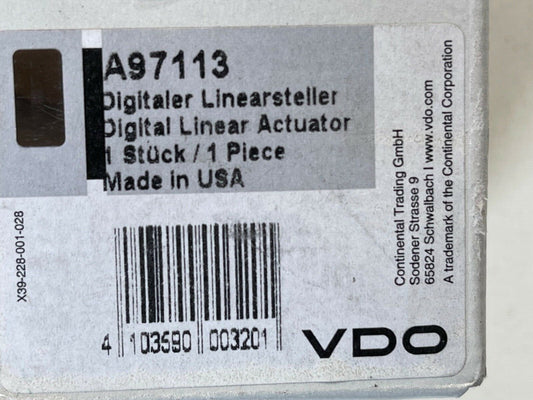 VDO A97113 Idler Control Valve fits Peugeot