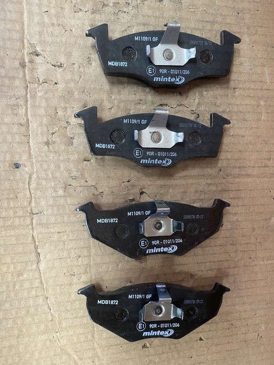 Mintex MDB1872 Front Brake Pad Set fits Seat VW Volkswagon