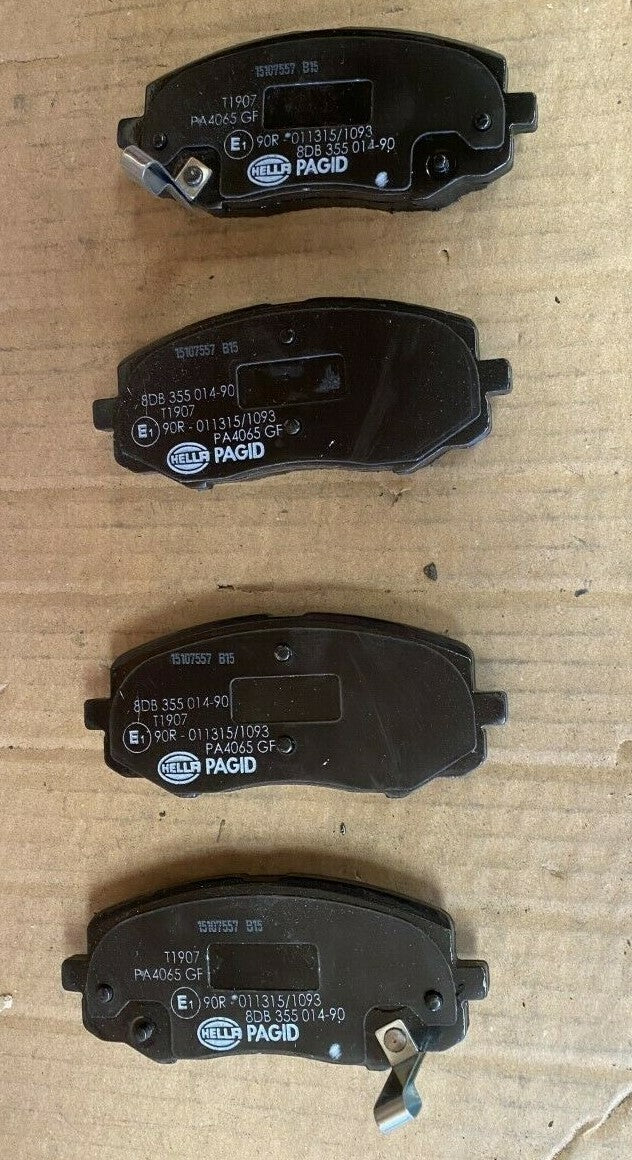 Hella-PAGID T1907 8DB355014-901 Front Brake Pad Set fits Hyundai