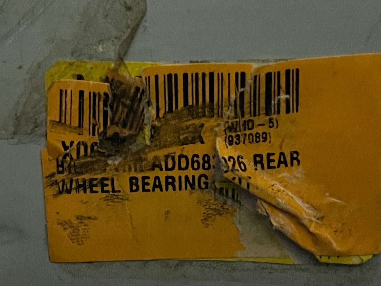 Blue Print ADD68326 Rear Wheel Bearing fits Daihatsu Charade