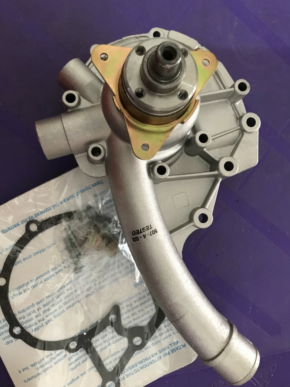 Daewoo Korando Solid Auto Y123002 Water Pump