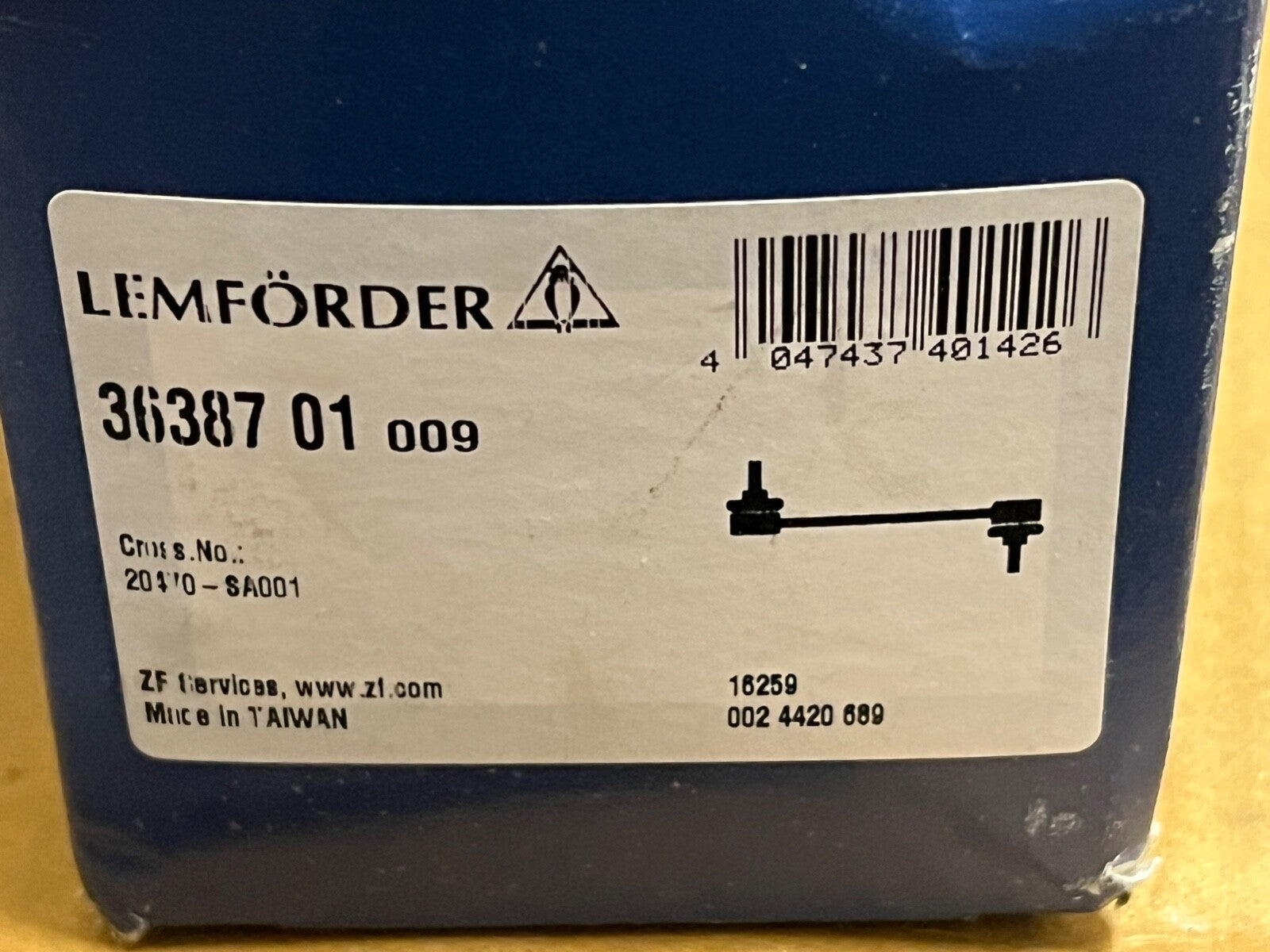 Lemforder 3638701 Stabilizer Drop Link fits Subaru