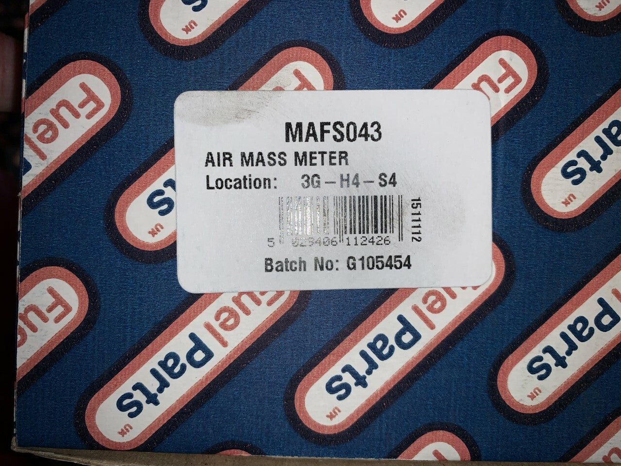 Fuel Parts MAFS043-M Air Flow Meter fits Land Rover MG Rover