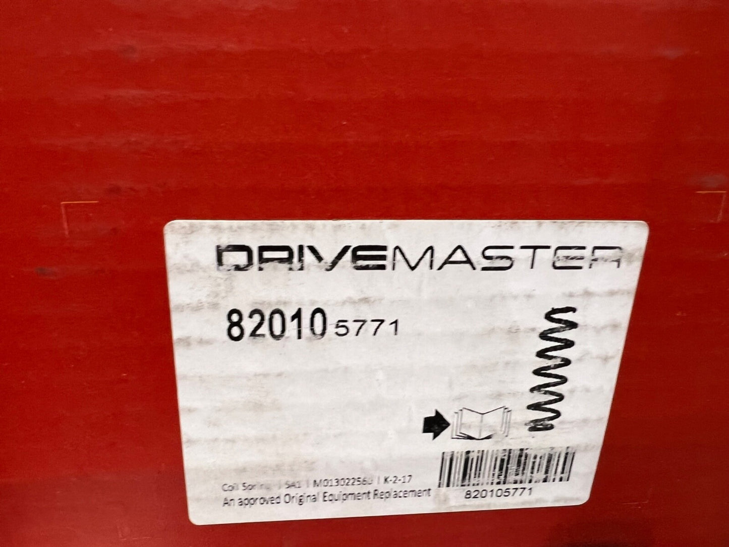 Drivemaster 82010577 62782010D Rear Coil Spring Fits Toyota Yaris P1 1999-2005