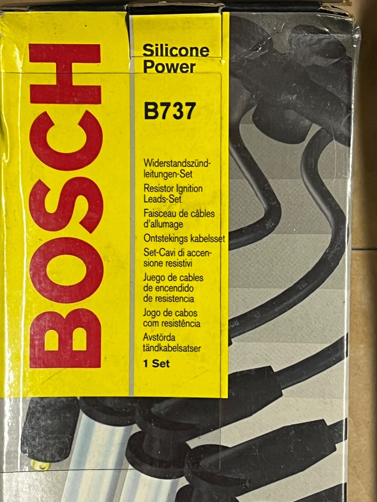 Bosch B737 Spark Ignition Leads Set fits Fiat Strada 138A 78-88 Uno 146 83-2006