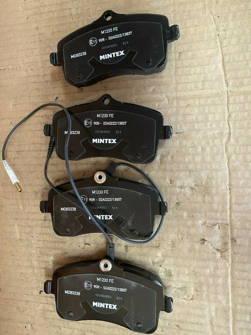 Mintex MDB3238 Front Brake Pad Set fits Peugeot