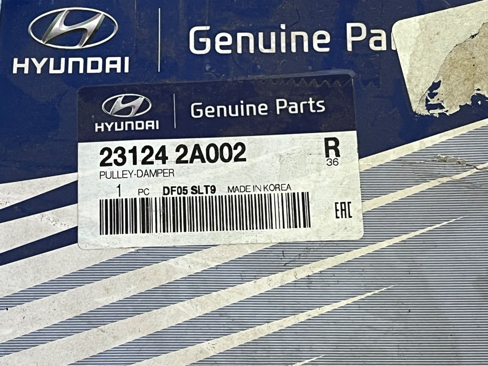 Genuine Hyundai Kia 2312420A002 Crank Crankshaft Pulley