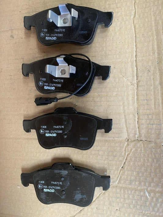 Hella-PAGID T1808 8DB355014-241 Front Brake Pad Set fits Fiat Chrylser Vauxhall