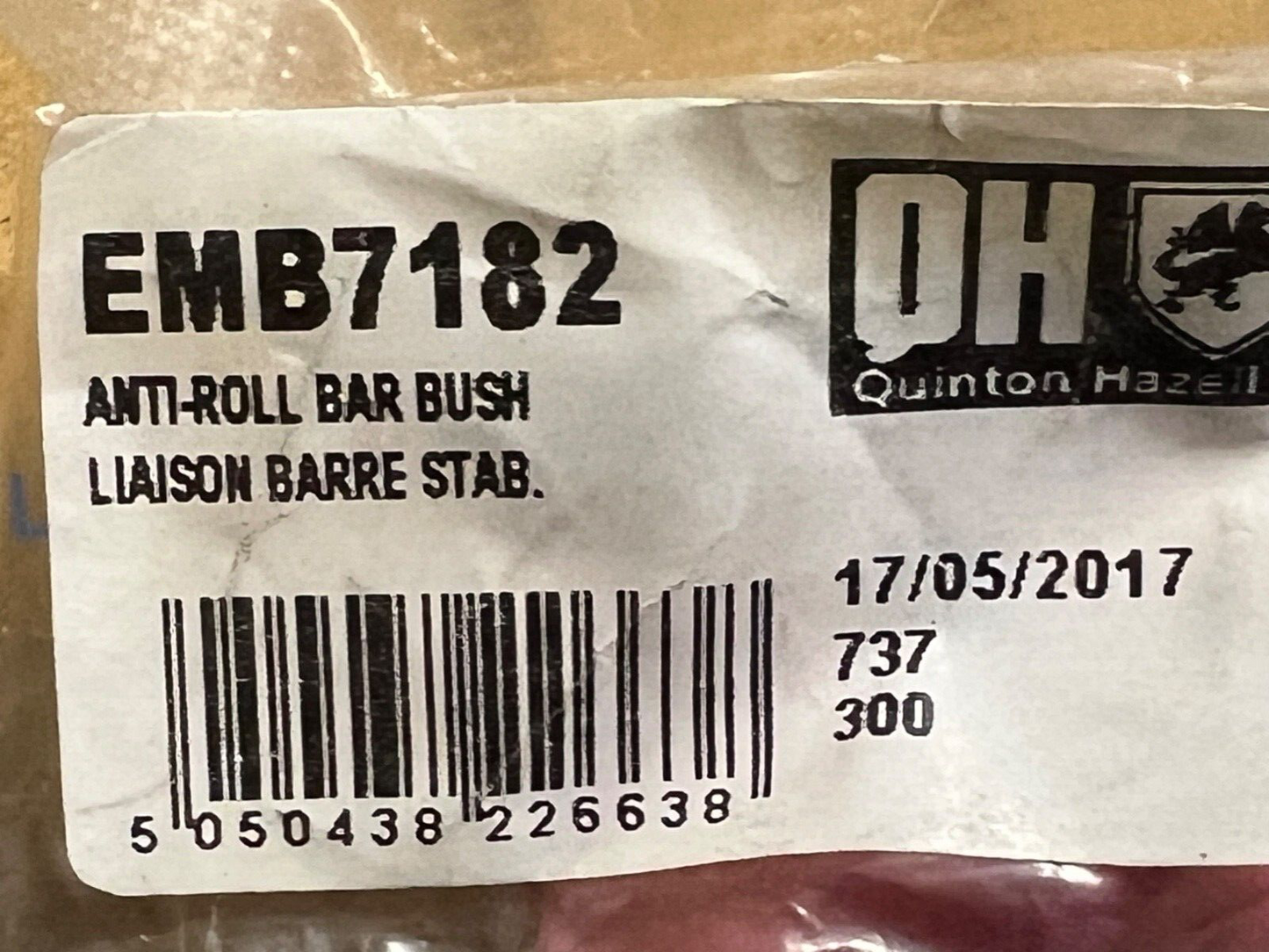 QH EMB7182 Front Anti Roll Bar Stabilizer Bushing fits VW LT