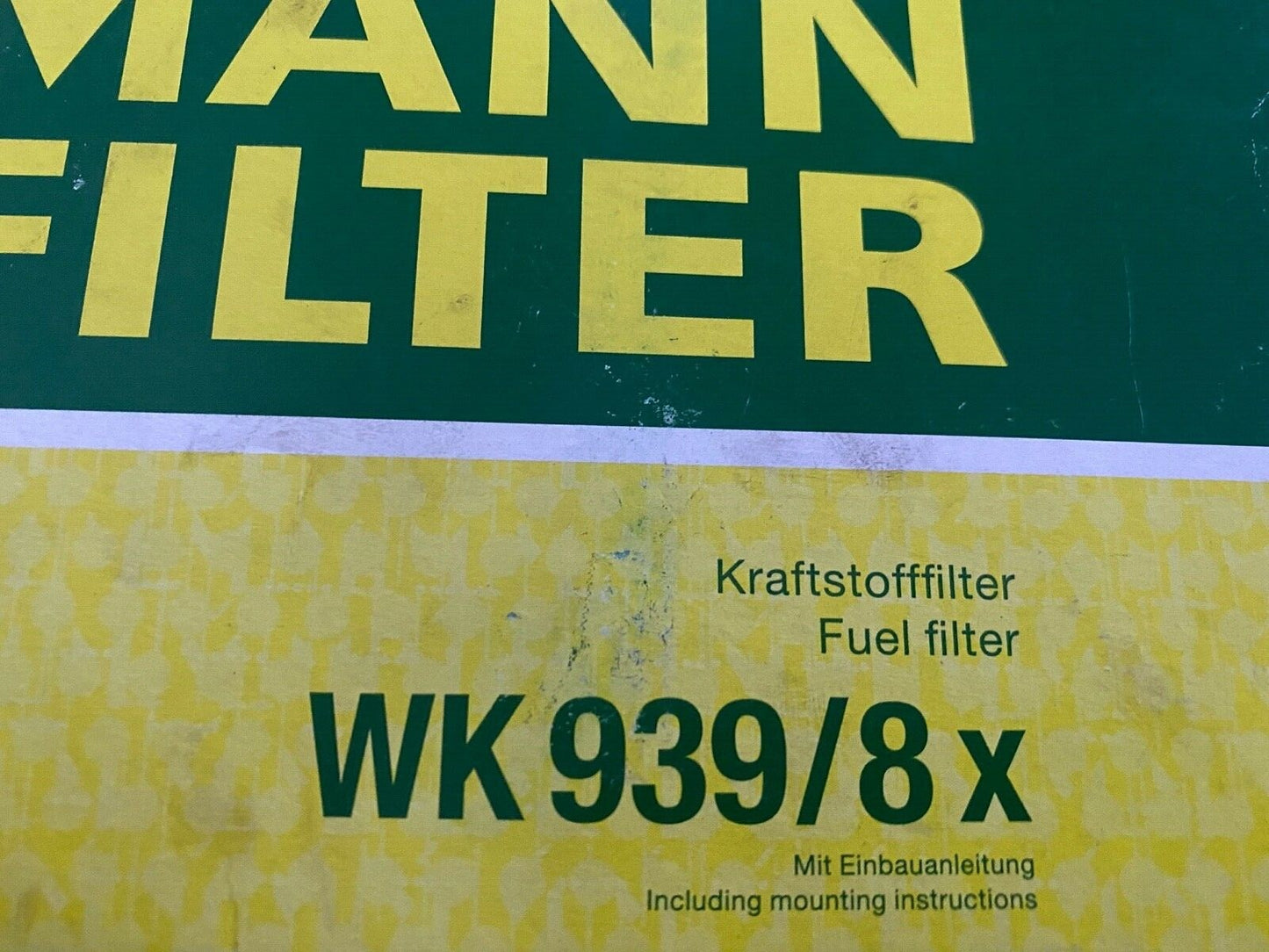 MANN WK939/8X Fuel Filter fits Nissan Renault