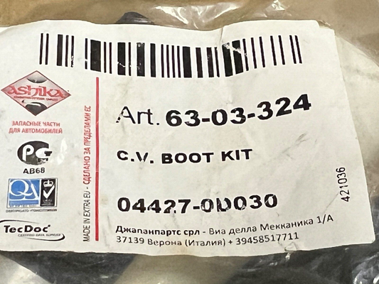 Ashika 63-03-324 CV Joint Boot Kit fits Citroen Peugeot Toyota