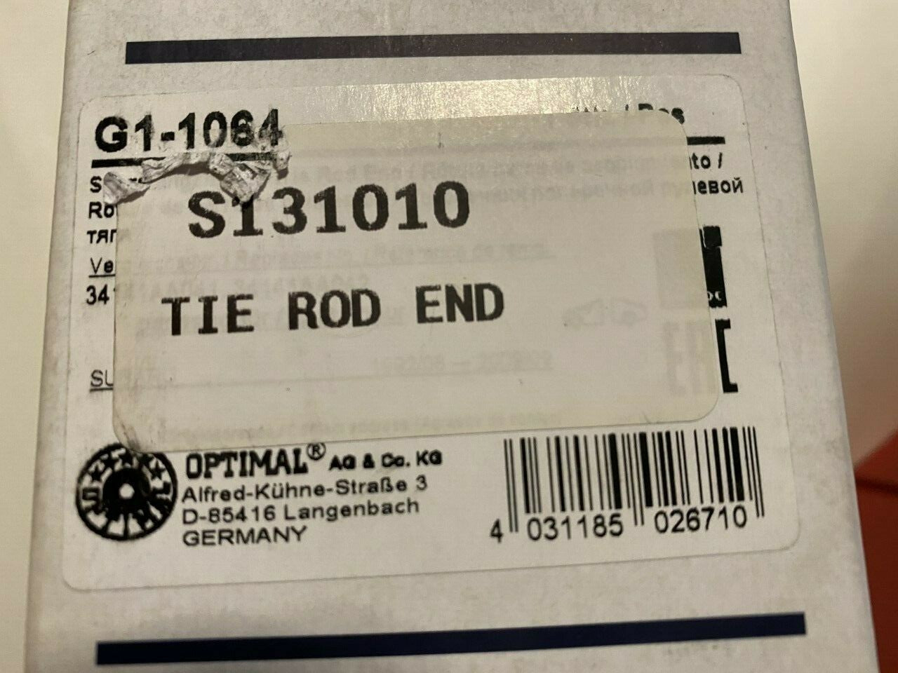 Optimal G1-1064 S131010 Tie Rod End Track Rod End fits Subaru