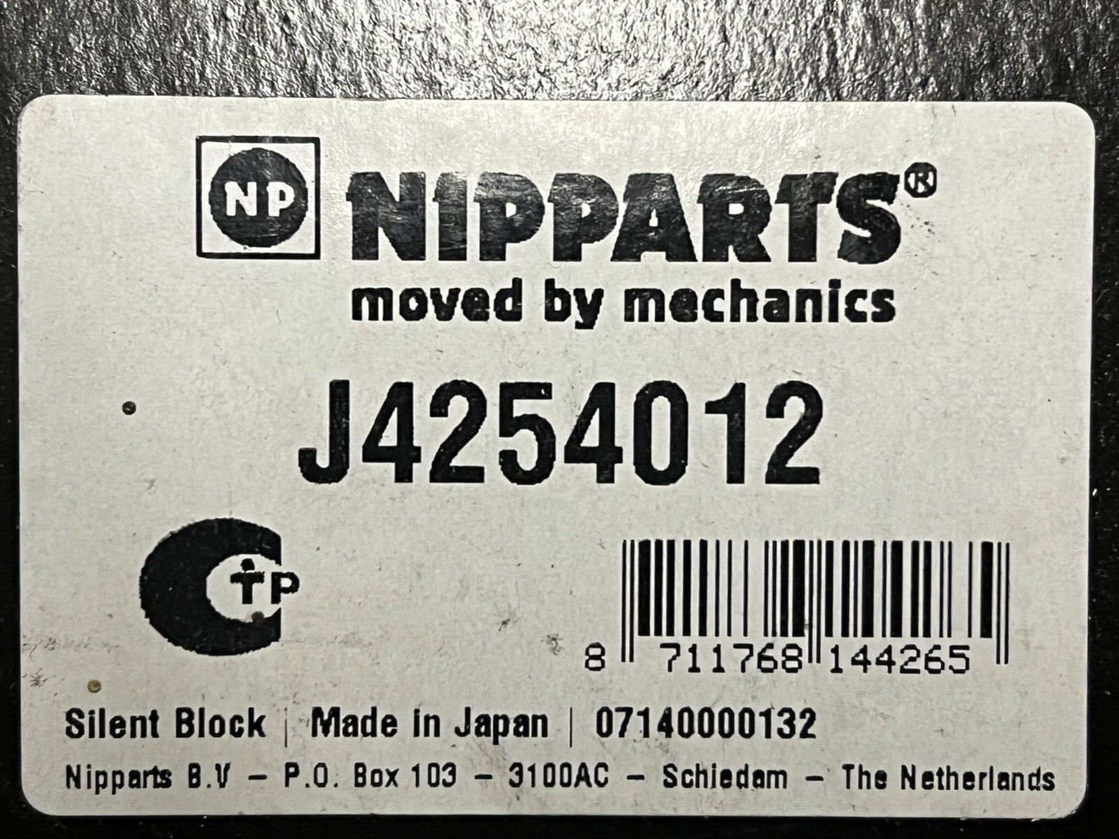 Nipparts J4254012 Track Control Arm Bush fits Honda CRX Civic