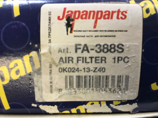 Japanparts FA-388S Air Filter fits Kia Sportage Retona