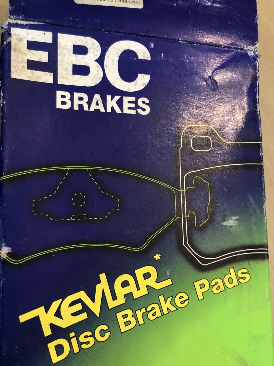 Rear Brake Pads EBC made with Kevlar Renaut 19 Clio Megane Safrane DP1078