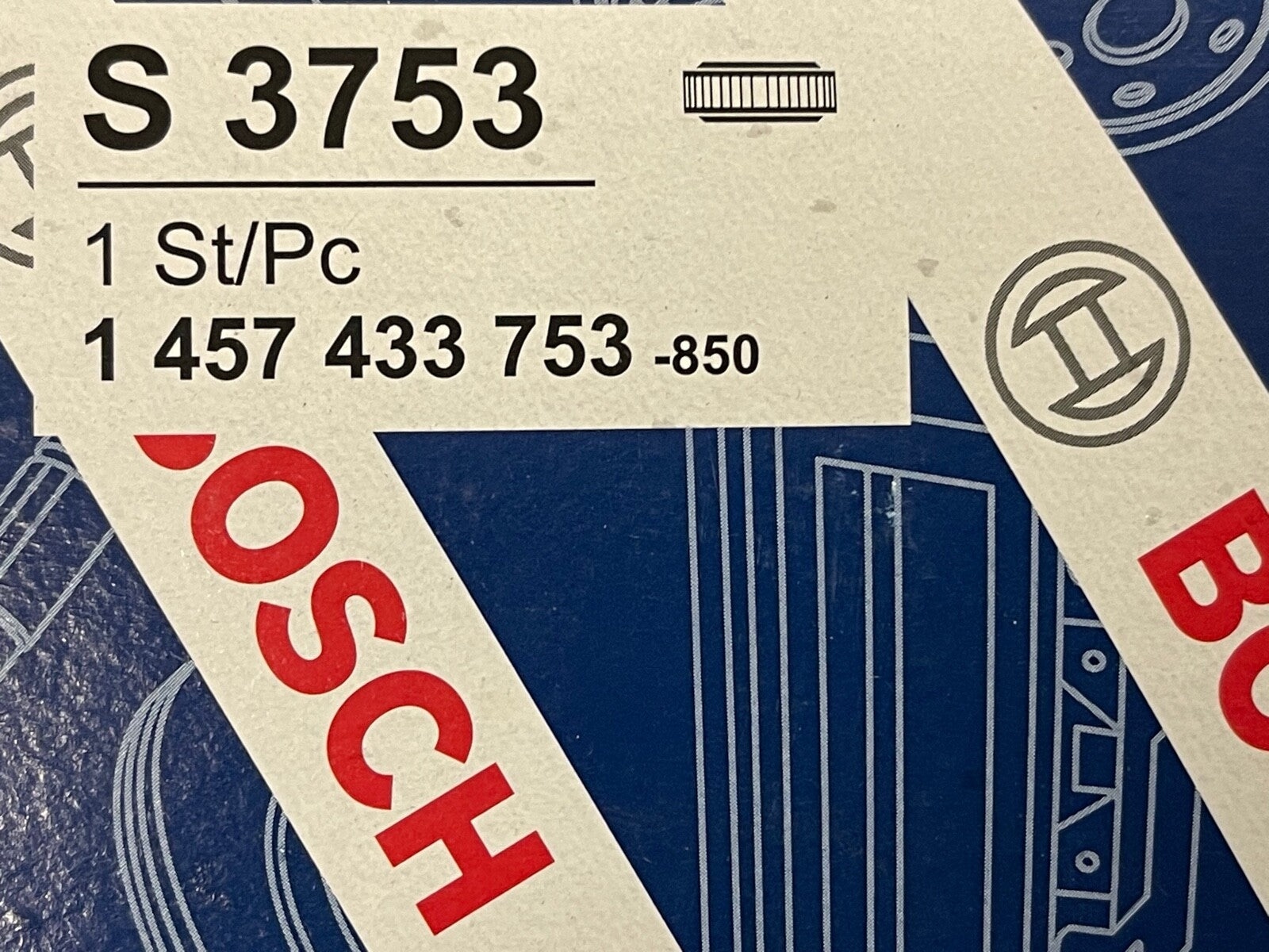 Bosch S3753 1457433753 Air Filter fits Mercedes V-Class Vito