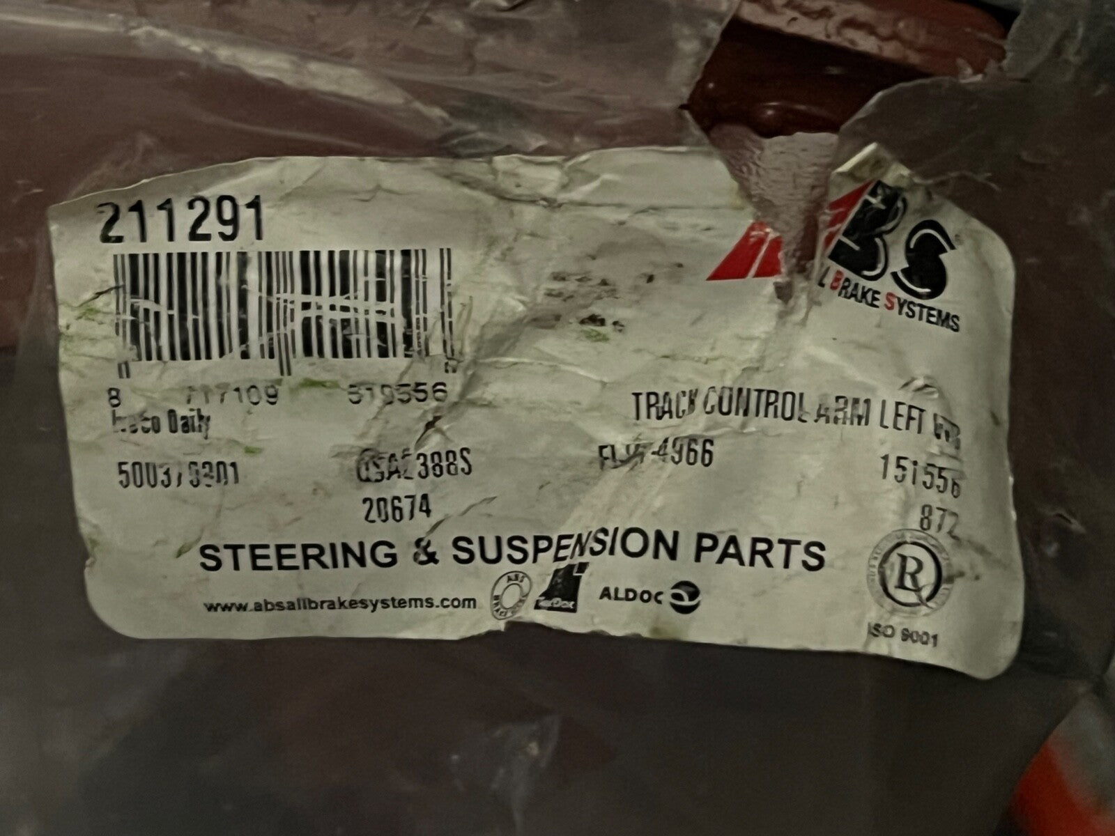 A.B.S. 211291 Left Upper Track Control Arm