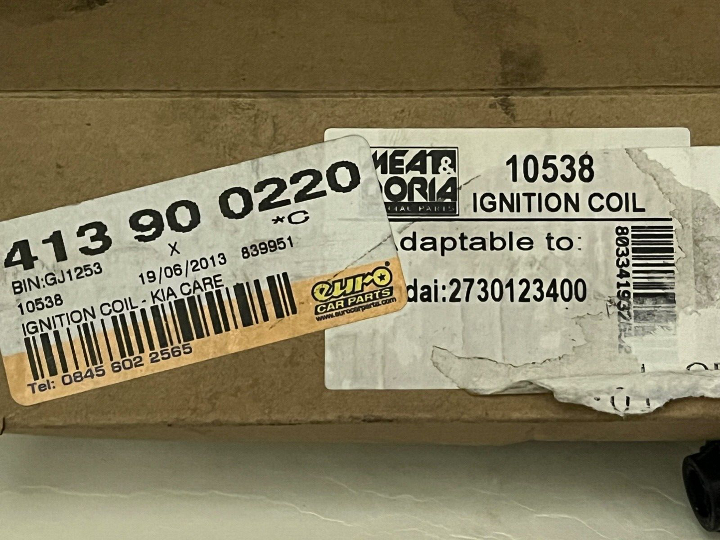 Meat and Dora 10538 Ignition Coil fits Kia Clarus Shuma Carens Sportage