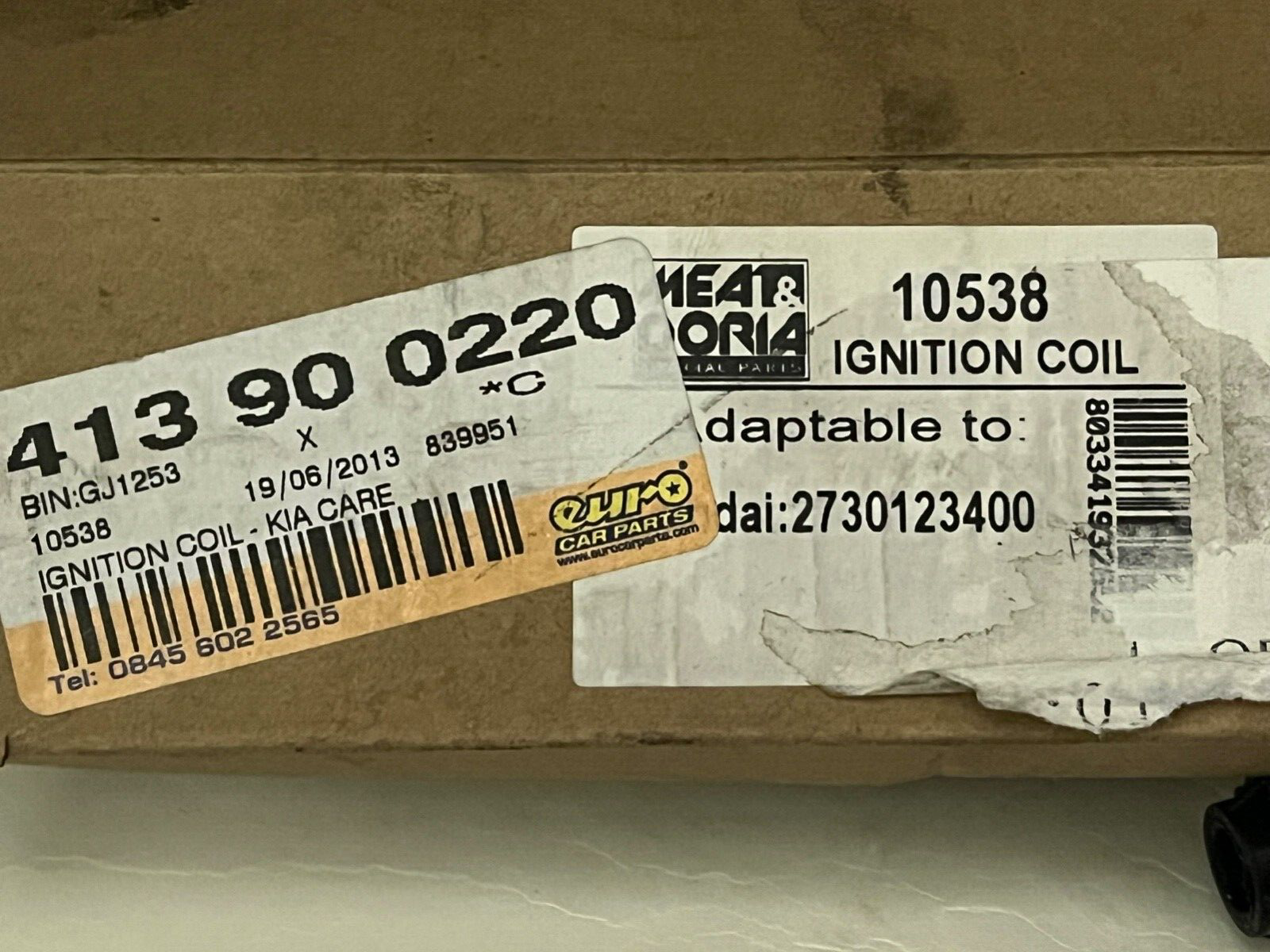 Meat and Dora 10538 Ignition Coil fits Kia Clarus Shuma Carens Sportage